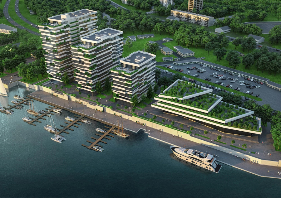 The Port City apartment complex won the Ukrainian Construction Olympus award