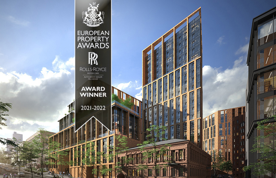 МФК Ermolaev Center признан победителем самой престижной международной премии в сфере архитектуры и девелопмента European Property Awards 2021-2022